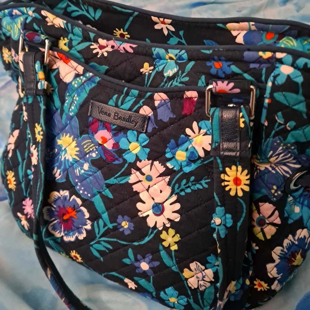 Vera Bradley Moonlight Garden Glenna satchel